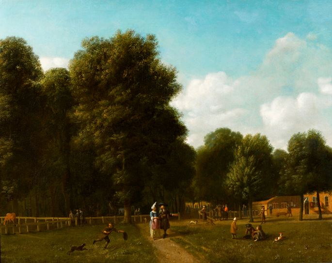 Gerrit Adriaensz. Berckheyde - A View of the the Haarlemmerhout, Haarlem | MasterArt